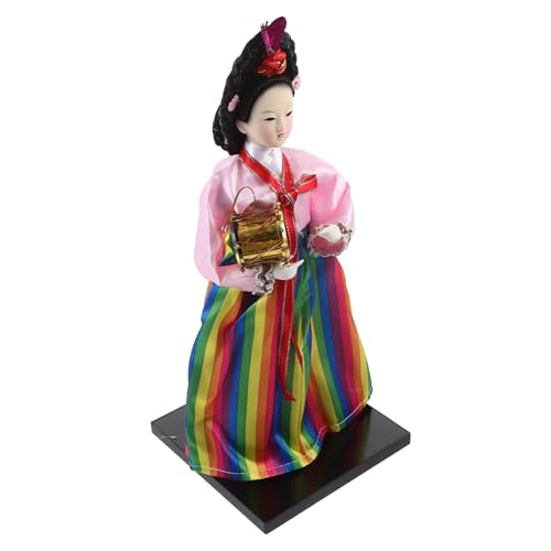 Milisten Koreanische Hanbok Puppe aus Handgefertigte Dekoration im Künstlerischen Stil Langlebiges Material Künstlerische Tischfigur für Zuhause Wohnzimmer Büro und Koreanische Stilshops Milisten Koreanische Hanbok Puppe aus Handgefertigte Dekoration im Künstlerischen Stil Langlebiges Material Künstlerische Tischfigur für Zuhause Wohnzimmer Büro und Koreanische Stilshops von Milisten