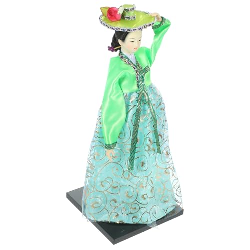 Milisten Koreanische Hanbok Puppe aus Traditionelles Kunsthandwerk mit Zufälliger Farbgestaltung als Dekoration oder Souvenir für Sammler und Puppenliebhaber Milisten Koreanische Hanbok Puppe aus Traditionelles Kunsthandwerk mit Zufälliger Farbgestaltung als Dekoration oder Souvenir für Sammler und Puppenliebhaber von Milisten