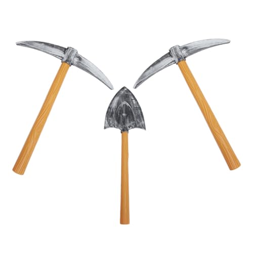 Milisten Kostüm Spitzhacke und Schaufel Zwerg Requisiten für Bühne Party Karneval Halloween Cosplay Kompakt Tragbar Einzigartiges Design von Milisten