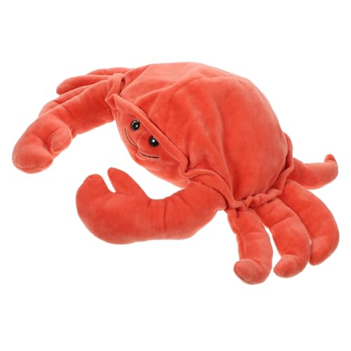 Milisten Krabbenpuppe Plüschpuppen Handpuppen Für Cartoon-fingerpuppen Süßer Plüsch Kuscheltier Plüsch Plüsch-krabben-handpuppe Tierpuppen Pp Baumwolle von Milisten