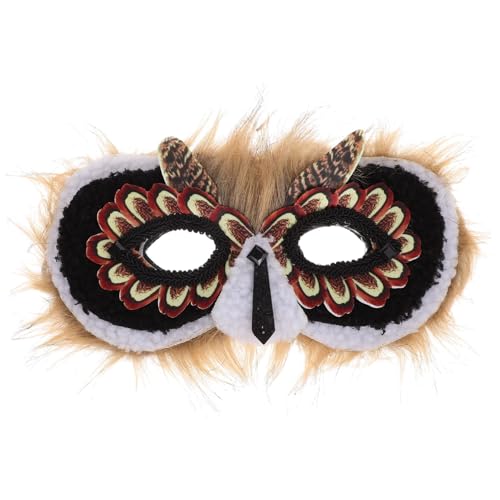 Milisten Kreative Eule Maske Lifelike Owl Mask für Partys Cosplay und Bühnenaufführungen für Halloween Karneval und Mehr von Milisten