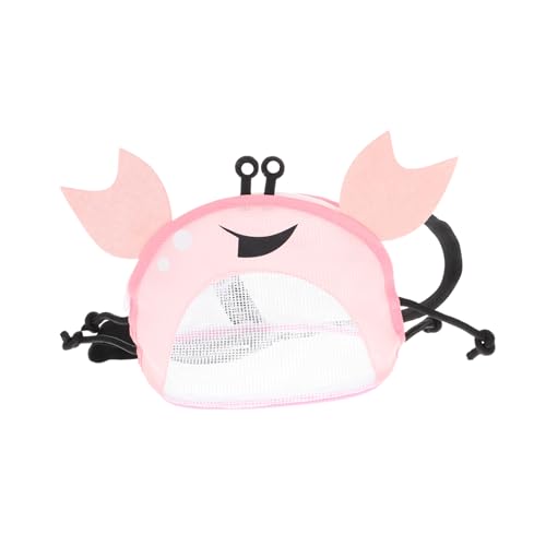 Milisten Kreative Krabben Strandtasche aus Atmungsaktivem Mesh Kleine Netz Tasche für Robuster Beutel zur Aufbewahrung von Muscheln und Strandspielzeug Verstellbarer Tragegurt für Mädchen Milisten Kreative Krabben Strandtasche aus Atmungsaktivem Mesh Kleine Netz Tasche für Robuster Beutel zur Aufbewahrung von Muscheln und Strandspielzeug Verstellbarer Tragegurt für Mädchen von Milisten