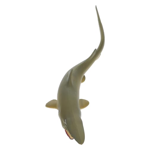 Milisten Kreatives Goblin Shark Modell aus Kunststoff Realistische Aquarium Dekoration für Erwachsene Lernspielzeug und Stilvolle Tischdeko von Milisten