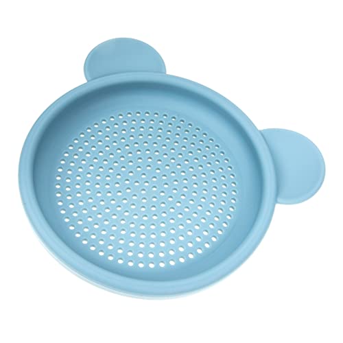 Milisten Handheld Sand Sifter Für Junge Mädchen Silikon Sandstrainer Spielzeug Für Strand Leichte Und Langlebige Sandspielzeug Für Kreatives Spielen Im Sommer Blau Mit Filterdeckel von Milisten