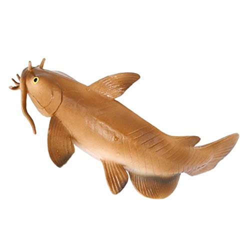 Milisten Künstliche Wels Figur aus Realistisches Tierspielzeug für Lernspielzeug Fantasie und Aquarium Dekoration von Milisten