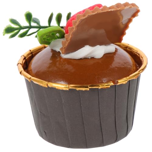 Milisten Künstlicher Cupcake Realistisches Kunstkuchenmodell Aus PU Für Fotografie Heimdekoration Und Festlichkeiten Für Schaufenster Cafés Und Kunstwerke von Milisten