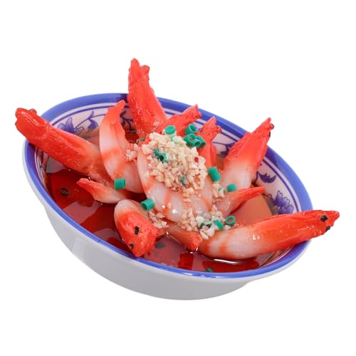 Milisten Künstliches Gekochtes Lebensmittel Deko Requisit Fotografie Reales Seafood Attrappe für Küche Restaurant Hochzeit Party von Milisten