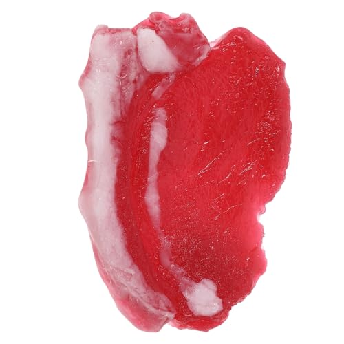 Milisten Künstliches Schweinefleisch Modell Realistisches Lebensmittelsimulations für Küche Fotografie und Partys Langlebig und Farbecht für Supermärkte Fleischgeschäfte und Mehr von Milisten