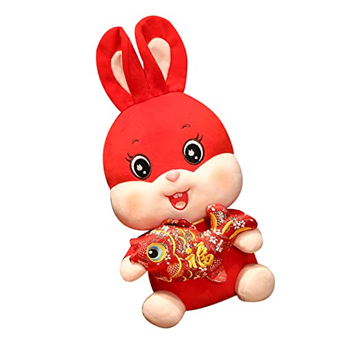 Milisten Kuscheliger Hase Plüschiger Rabbit Mascot mit Einzigartigem Design für Jahr des Hasen als Dekoration für Zuhause Auto und Mehr Milisten Kuscheliger Hase Plüschiger Rabbit Mascot mit Einzigartigem Design für Jahr des Hasen als Dekoration für Zuhause Auto und Mehr von Milisten