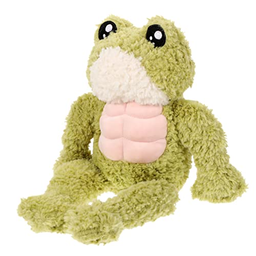 Milisten Kuscheltier Frosch mit Muskulatur Plüschspielzeug für Niedliches für Schlafzimmer Wohnzimmer und Büro Waschbar und Komfortabel für Kleine Fans von Froschspielzeugen Milisten Kuscheltier Frosch mit Muskulatur Plüschspielzeug für Niedliches für Schlafzimmer Wohnzimmer und Büro Waschbar und Komfortabel für Kleine Fans von Froschspielzeugen von Milisten