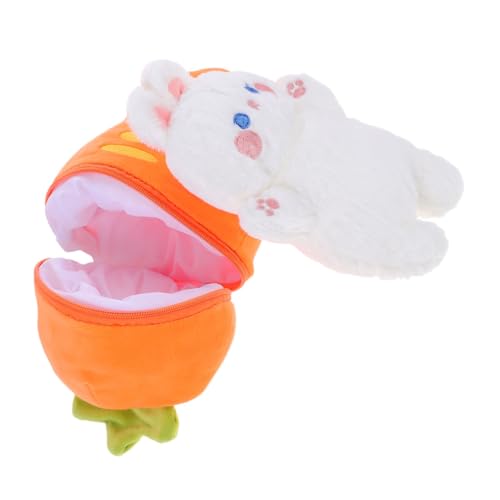 Milisten Kuscheltier Karotten Hase Plüschspielzeug Niedlicher und Kreativer Stofftier Kamerad für für Geburtstage und Anlässe Weiches und Angenehmes Material Milisten Kuscheltier Karotten Hase Plüschspielzeug Niedlicher und Kreativer Stofftier Kamerad für für Geburtstage und Anlässe Weiches und Angenehmes Material von Milisten
