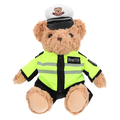 Milisten Kuscheltier Polizei Bär Weiches Plüschspielzeug mit für Jungen und Mädchen Verkehrssicherheit für Interaktives Milisten Kuscheltier Polizei Bär Weiches Plüschspielzeug mit für Jungen und Mädchen Verkehrssicherheit für Interaktives von Milisten