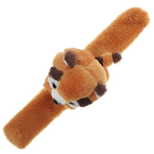 Milisten Plüsch Slap Armband Waschbär für Kinder Spielzeug Party Gastgeschenke Halloween Geburtstagsfeiern Handliches Handgelenkspielzeug von Milisten
