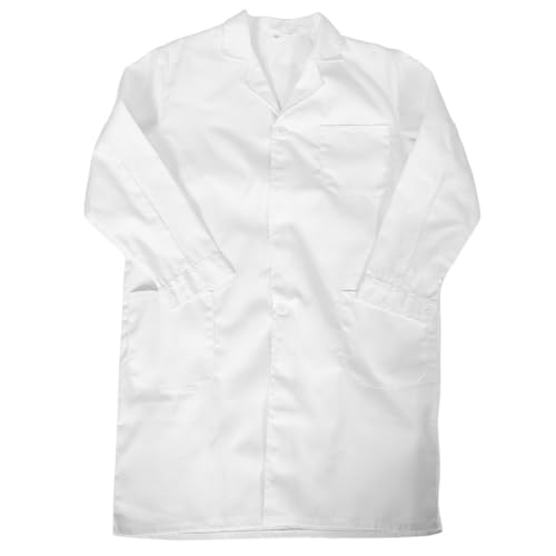 Milisten Laborkittel Weiß Langarm Labormantel Baumwolle Polyester Unisex Waschbar Für Wissenschafts Rollenspiel Halloween Arzt Kostüm Zubehör Jungen Mädchen Milisten Laborkittel Weiß Langarm Labormantel Baumwolle Polyester Unisex Waschbar Für Wissenschafts Rollenspiel Halloween Arzt Kostüm Zubehör Jungen Mädchen von Milisten