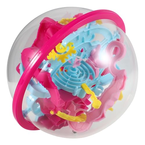 Milisten Labyrinth-Kugel Labyrinthball Herausforderungsballlabyrinth Balllabyrinth von 6 Labyrinth Kugel-Labyrinth-Puzzle-Ball Labyrinth Plastik von Milisten