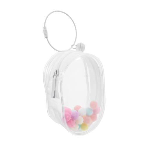 Milisten -Lauftasche Figuren-Display-Taschen-Schlüsselanhänger Tragbare kleine Puppentaschen aus PVC Schlüsselbeutel Puppenzubehör Puppe Ausstellungstasche Puppenträger Transparent von Milisten