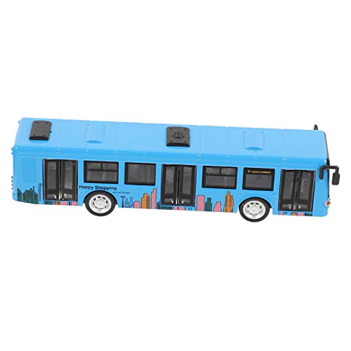Milisten Legierungsbusmodell Modellbusse für Busmodellauto Schulbus Spielzeugauto Spielzeugfahrzeuge Weißer Spielzeugbus Kinderspielzeug Autospielzeug ABS-Kunststoff Blau von Milisten