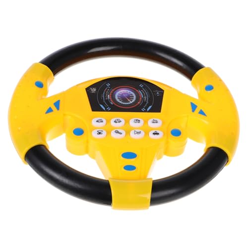 Milisten Lenkrad mit Realistischem Fahrgefühl Interaktives Simulationstool mit Sound und Funktionalen Tasten Pädagogisches Rollenspiel für Jungen und Mädchen Sozialkompetenz und Lernspaß von Milisten