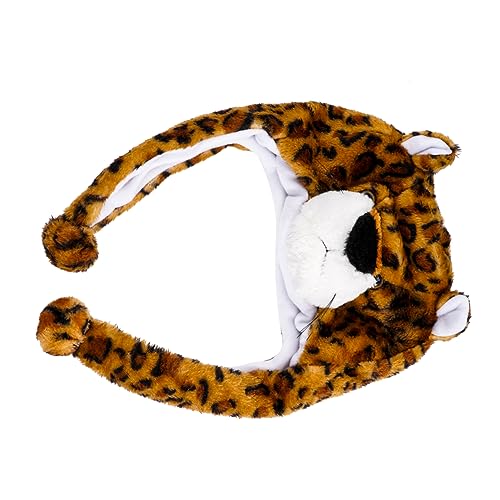 Milisten Leoparden Plüschhut Cosplay Tier Kopfteil Festival Kopfschmuck Party Kostüm Zubehör für Damen und Leicht Bequem für Karneval und Fasching Milisten Leoparden Plüschhut Cosplay Tier Kopfteil Festival Kopfschmuck Party Kostüm Zubehör für Damen und Leicht Bequem für Karneval und Fasching von Milisten
