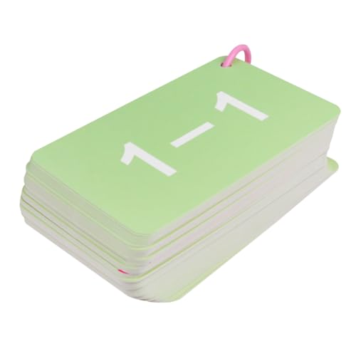 Milisten Lernkarten Mathe Addition Subtraktion Flashcards für Vorschule Grundschule Mathe Klasse Kopfrechnen Spiel Lernset Jungen Mädchen von Milisten