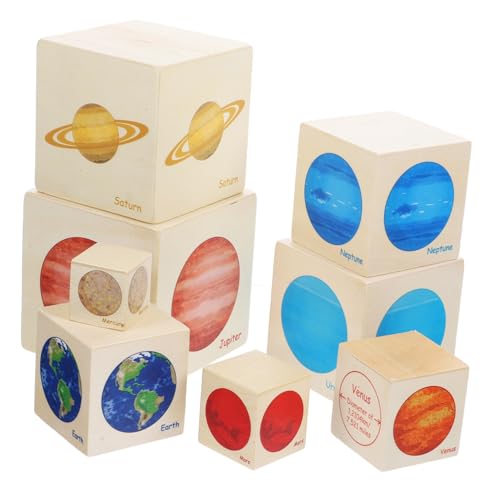 Milisten Lernspielzeug Planetenform Montessori Frühe Bildung Logisches Denken Geschenk Ab Jahre Handlich und Interaktiv von Milisten