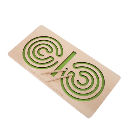Milisten Lernspielzeug für Handpuzzles Handspiele Handaugenkoordinationspotenzierungen Labyrinth Feinmotorikspiele Feinmotorikspielzeug für Kleinkinder Holz Hellgrün Milisten Lernspielzeug für Handpuzzles Handspiele Handaugenkoordinationspotenzierungen Labyrinth Feinmotorikspiele Feinmotorikspielzeug für Kleinkinder Holz Hellgrün von Milisten