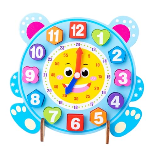 Milisten Lernuhr aus Holz mit Bunten Zahlen und Formen Pädagogisches Kognitives Uhrenspielzeug Sicher Poliert Fördert Farberkennung Montessori Lernspielzeug für Vorschulkinder Milisten Lernuhr aus Holz mit Bunten Zahlen und Formen Pädagogisches Kognitives Uhrenspielzeug Sicher Poliert Fördert Farberkennung Montessori Lernspielzeug für Vorschulkinder von Milisten