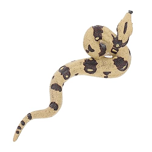 Milisten Lifelike Kunststoffpython Realistisches Modell für Streiche Lernspielzeug für Thematische Lehrmittel Dekoration für Partys und Deko von Milisten