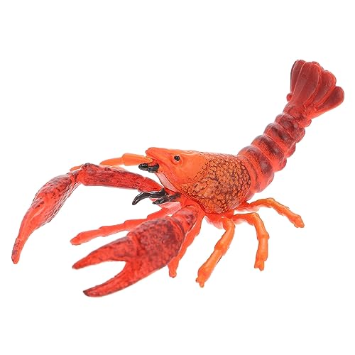 Milisten Lobster Modellspielzeug Kreatives für Kognitives Realistische Hummerfigur aus Strapazierfähigem für Strand und Gartendeko für Lernspiel und Partyspiele von Milisten
