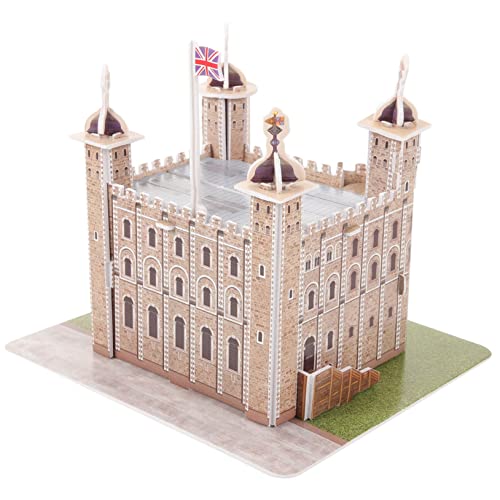 Milisten London Tower Puzzle aus Papier Sicheres DIY Baukastenspiel für Erwachsene Stabiles Architekturmodell als Lernspielzeug und Dekoratives von Milisten