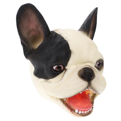 Milisten Lustige Vinyl Handpuppe Hundekopf Handspielpuppe für Interaktives Lernspielzeug Leicht Tragbar für Zuhause Kindergarten und Rollenspiele von Milisten