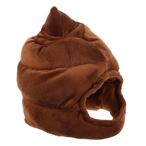 Milisten Lustiger Cosplay Hut Poop Design Weiches Halloween Party Kostüm Zubehör Spaßige Kopfbedeckung für Fasching und Mottoparty von Milisten