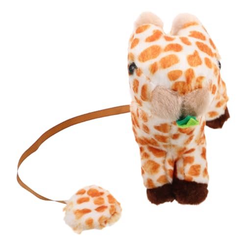 Milisten Giraffe Plüschtier Schulter Requisite Magnetisches Kuscheltier Für Kostüme Und Parties Weiches Realistisches Design Für Geburtstags Und Weihnachtsfeiern von Milisten