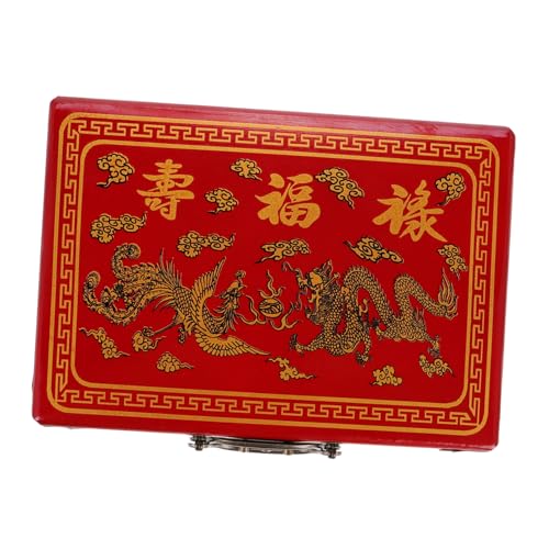 Milisten Mahjong Aufbewahrungsbox Mahjong Box mit Design für Aufbewahrung und Anderen Haushaltsgegenständen Vielseitige Nutzung und Großzügiger Stauraum Milisten Mahjong Aufbewahrungsbox Mahjong Box mit Design für Aufbewahrung und Anderen Haushaltsgegenständen Vielseitige Nutzung und Großzügiger Stauraum von Milisten