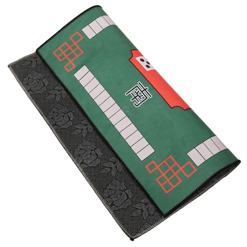 Milisten Mahjong Tischmatte rutschfest Dicke Spieltischauflage für Poker Domino Spieltisch mit Geräuschdämpfender Oberfläche Tischdecke für Zuhause und Spielräume Milisten Mahjong Tischmatte rutschfest Dicke Spieltischauflage für Poker Domino Spieltisch mit Geräuschdämpfender Oberfläche Tischdecke für Zuhause und Spielräume von Milisten