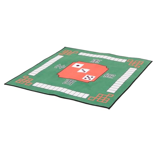Milisten Mahjong Tischmatte rutschfeste Dicke und Geräuschreduzierende Spielmatte für Poker Karten und Brettspiele für Zuhause und Hotels von Milisten