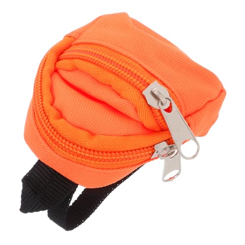 Milisten Puppenrucksack Miniatur Rucksack für Puppen Stoff Dekoration Kleine Schultasche für Kleiner Häuser Spielzeug Zubehör von Milisten