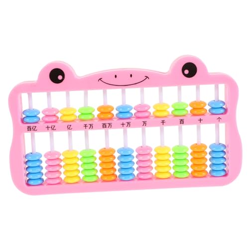 Milisten Mathematik Abacus für Perlen Zählgerät Tragbares und Leichtes Rechenhilfsmittel für Schüler Farbenfroh für Schule und Zuhause Fördert Rechenfähigkeiten von Milisten