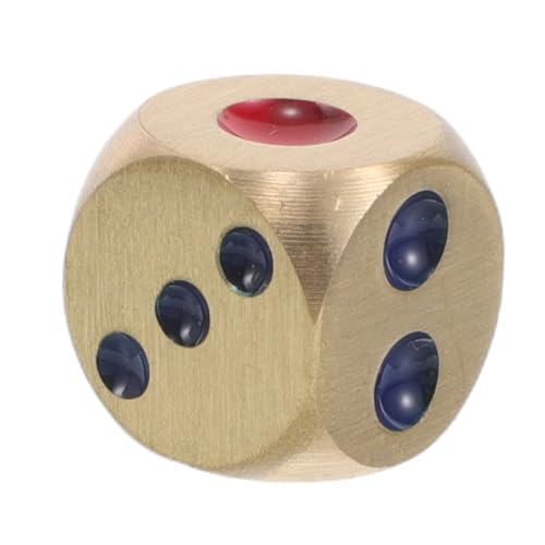 Milisten Messingwürfel Würfel-Ornament winzige Würfel für Spiel Spiele Würfeldekor Würfelspielzeug Spiel Würfel Professionelle Würfel DIY zusammenstellen die Würfel Golden Milisten Messingwürfel Würfel-Ornament winzige Würfel für Spiel Spiele Würfeldekor Würfelspielzeug Spiel Würfel Professionelle Würfel DIY zusammenstellen die Würfel Golden von Milisten