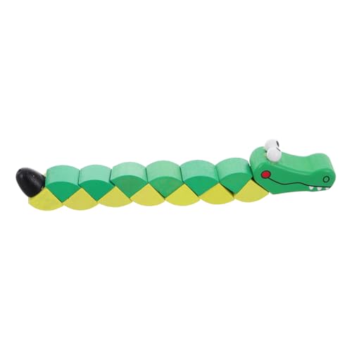 Milisten Mini-Alligator Holzpuzzle für Kleinkinder holzspielzeug kinderentwicklung mit Tierbausteinen Milisten Mini-Alligator Holzpuzzle für Kleinkinder holzspielzeug kinderentwicklung mit Tierbausteinen von Milisten
