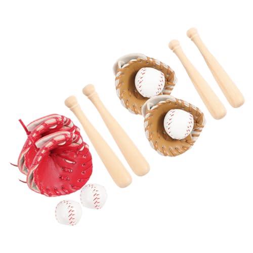 Milisten Mini Baseball Set Set Miniatur Baseballschläger Handschuh und Ball Weiches Gummiball für DIY Minihaus Sammler und Fotorequisiten Stilvolle Mini Sportdekoration Milisten Mini Baseball Set Set Miniatur Baseballschläger Handschuh und Ball Weiches Gummiball für DIY Minihaus Sammler und Fotorequisiten Stilvolle Mini Sportdekoration von Milisten