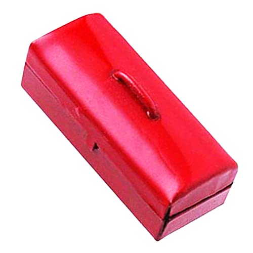 Milisten Mini-Blechdose Mini-Hausmöbel- Miniatur-Werkzeugkoffer aus Eisen dekoratives Miniaturspielzeug Miniatur-Werkzeugkasten-Ornament Mini-Hausverzierung rot Milisten Mini-Blechdose Mini-Hausmöbel- Miniatur-Werkzeugkoffer aus Eisen dekoratives Miniaturspielzeug Miniatur-Werkzeugkasten-Ornament Mini-Hausverzierung rot von Milisten