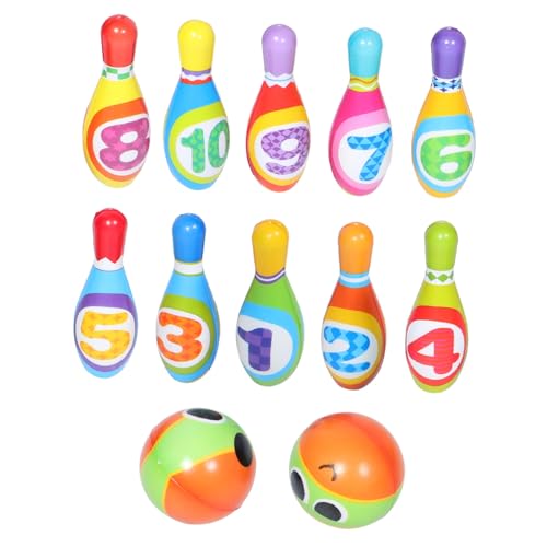 Milisten Mini Bowling PU Bowling mit Bällen Leicht für Kleinkinder Fördert Motorische Fähigkeiten für Indoor Outdoor Geburtstagsspiele und Familienaktivitäten Milisten Mini Bowling PU Bowling mit Bällen Leicht für Kleinkinder Fördert Motorische Fähigkeiten für Indoor Outdoor Geburtstagsspiele und Familienaktivitäten von Milisten