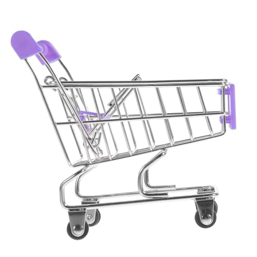 Milisten Mini Einkaufswagen Für Handwagen Im Miniaturformat Kaufladen Rollenspiele Und Dekoration Und Detailreich Als von Milisten
