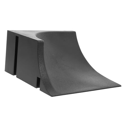 Milisten Mini Finger Skateboard Lustiges Zubehör für Spiele Kreative Miniatur Rampe mit Treppe Fördert Koordination und Hält von Milisten