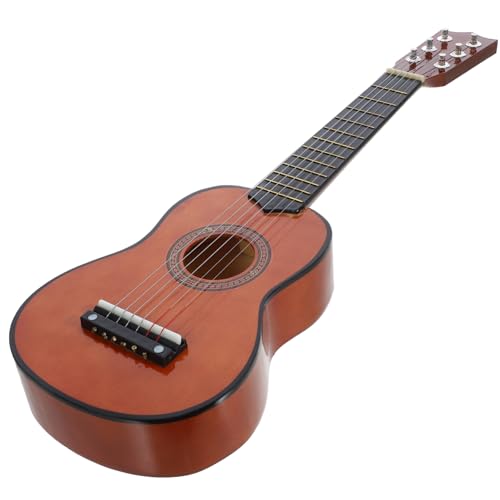 Milisten Mini-Gitarre Musikinstrumente Musikinstrument für Spielzeuginstrumente für Einsteigergitarre für -Musikinstrumente hölzern Kaffee Milisten Mini-Gitarre Musikinstrumente Musikinstrument für Spielzeuginstrumente für Einsteigergitarre für -Musikinstrumente hölzern Kaffee von Milisten