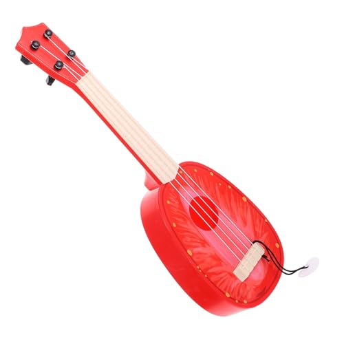 Milisten Mini Gitarre Simulation Ukulele für Anfänger Kunststoff Modell im Fruchtdesign Partys und Detailgetreu und Langlebig von Milisten