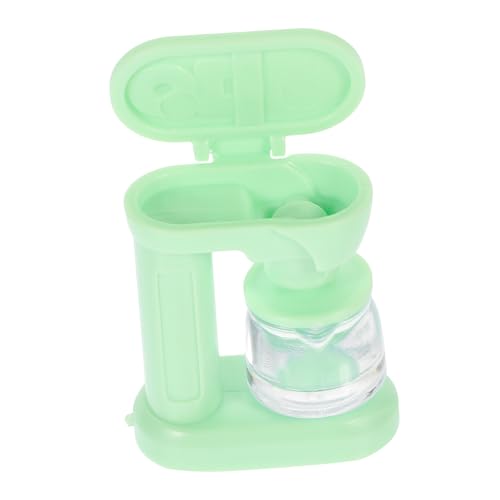 Milisten Mini-Kaffeemaschine Puppe klein Miniatures miniaturmodelle playmobilhaus kaffeekapselmaschine kaffeevollautomat Miniatur-Szenenmodell Mini Kaffeemaschine Green von Milisten