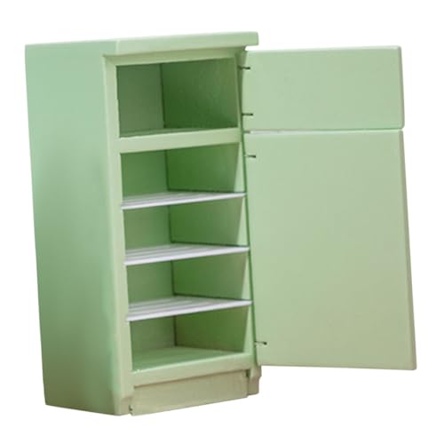 Milisten Mini Kühlschrank Hellgrün für Küchenminiaturen und Puppendekoration Milisten Mini Kühlschrank Hellgrün für Küchenminiaturen und Puppendekoration von Milisten