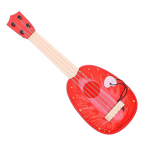Milisten Mini Kunststoff Ukulele Modell Lifelike Simulation Gitarre für Anfänger Party Dekoration und Musikalische Bildung Tragbar und Praktisch von Milisten